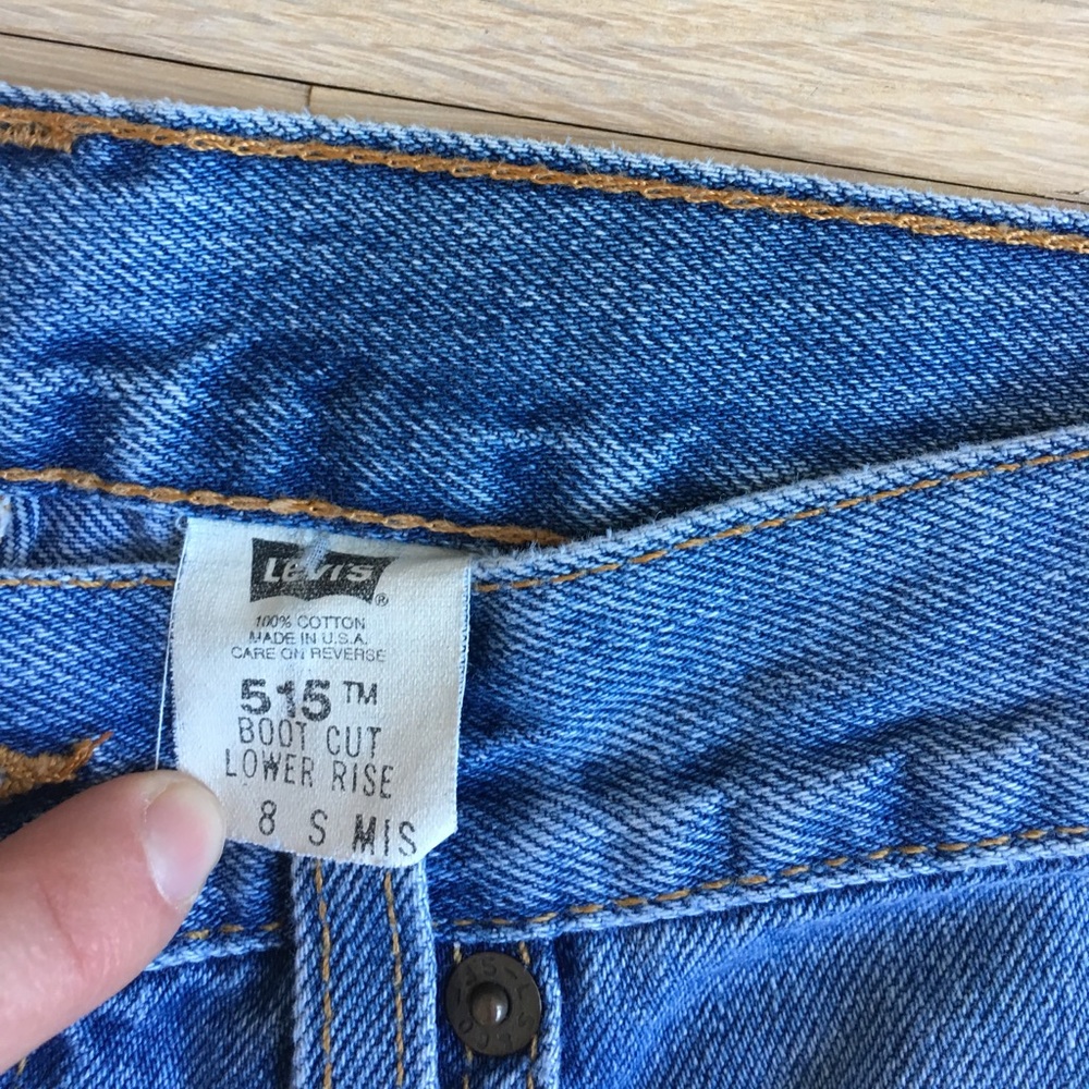 Levi's Cropped Boot Cut Flare Denim - image 7